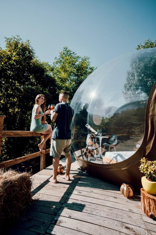 Maso La Marianna Bubble Glamping In Trentino Panzió Sant'Orsola Kültér fotó
