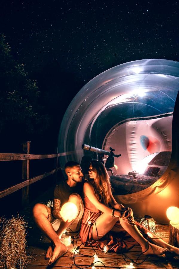 Maso La Marianna Bubble Glamping In Trentino Panzió Sant'Orsola Kültér fotó