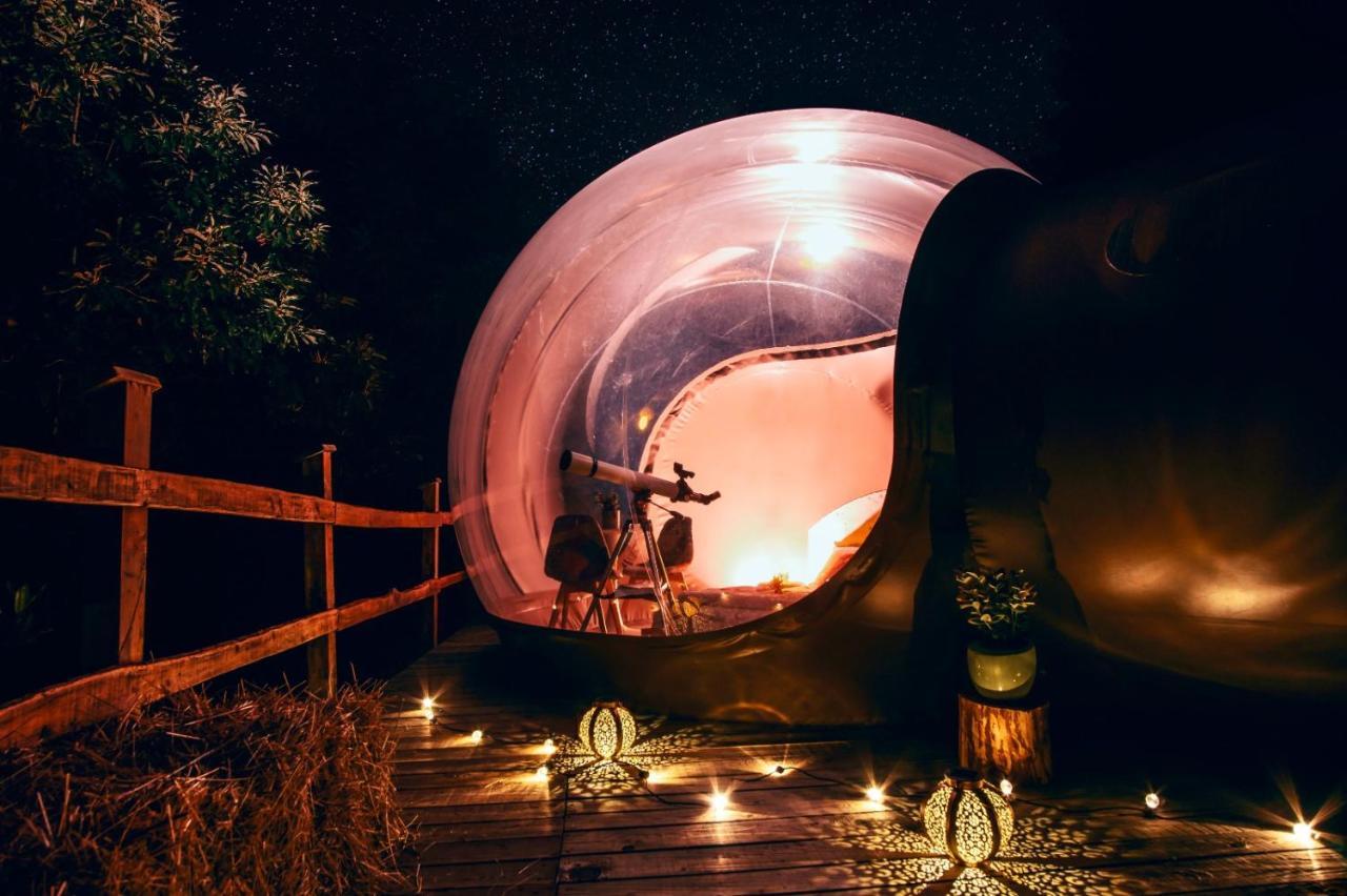 Maso La Marianna Bubble Glamping In Trentino Panzió Sant'Orsola Kültér fotó